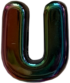 U3 Regenbogen Schwarz