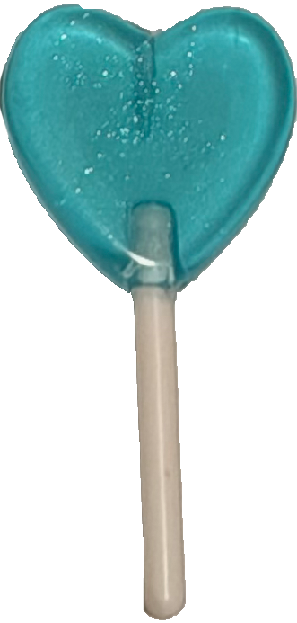 Lolli Herz Blau