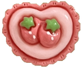 Herz6 Erdbeere Rosa